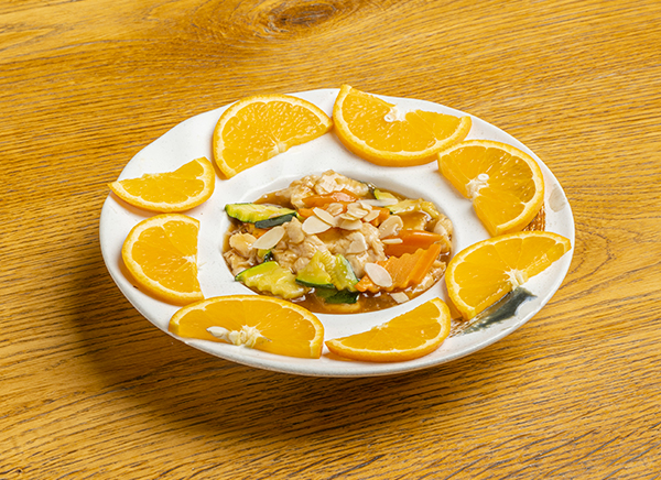 Pollo mandorle